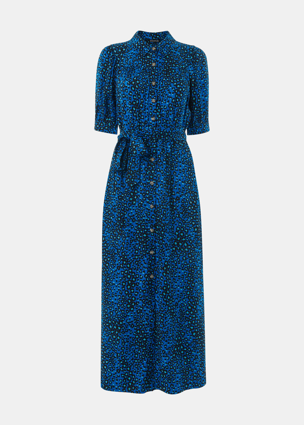 Painted Leopard Midi Dress